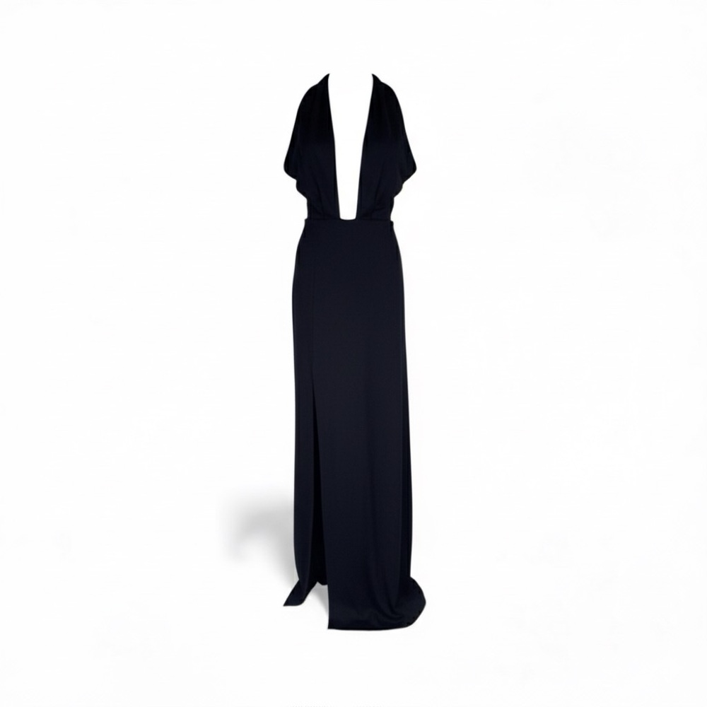 Amanda Uprichard Zahara Gown in Black. Size Small - Picture 4 of 8